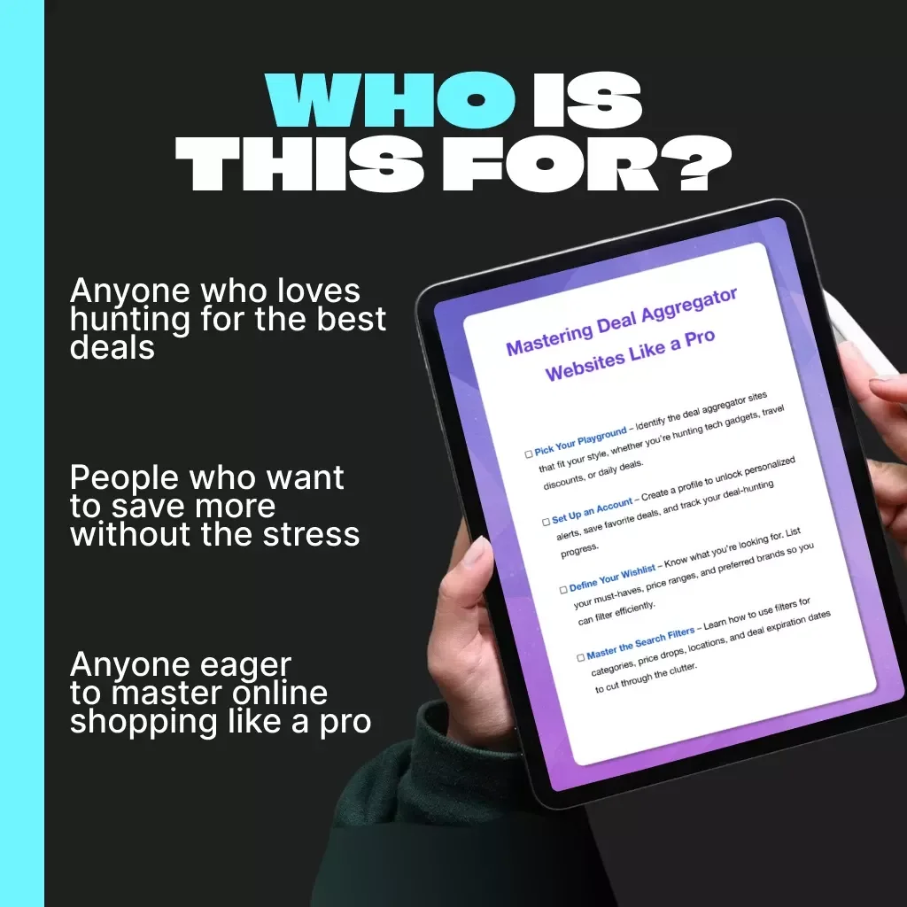 Mastering Deal Aggregator Websites Like a Pro | Digital Checklist for Smarter Online Savings | How to Use Deal Aggregator Websites Efficiently