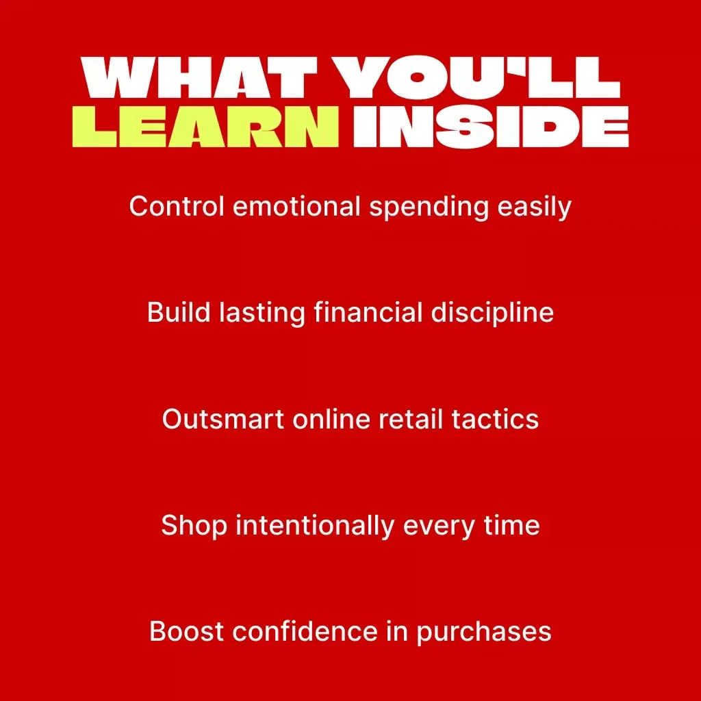 Smart Strategies to Stop Online Impulse Buying | Digital Guide for Mindful Shopping | Tips to Avoid Impulse Buying Online | Financial Wellness eBook for Smarter Spending
