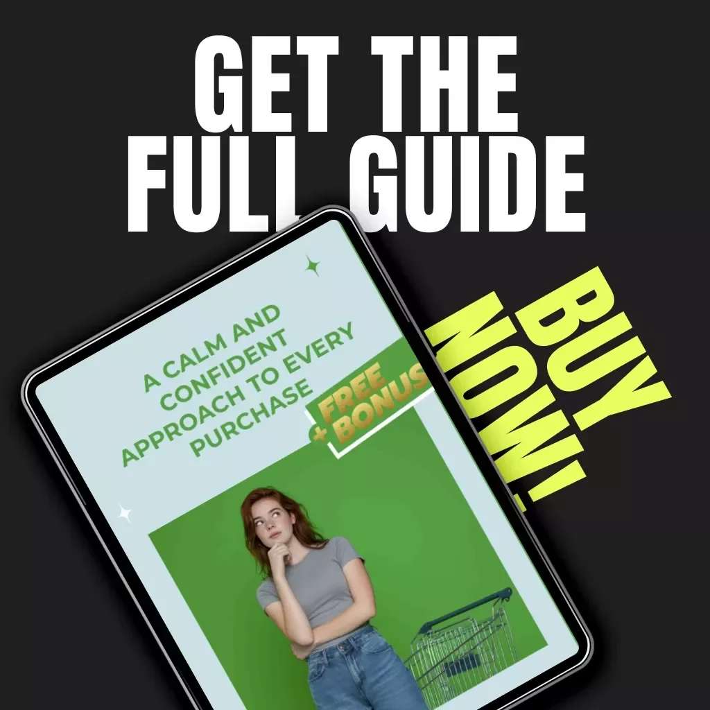 A Calm and Confident Approach to Every Purchase | Digital Shopping Guide for Stress-Free Decisions, Mindful Spending & Smart Buying Habits | Tips for Reducing Shopping Stress