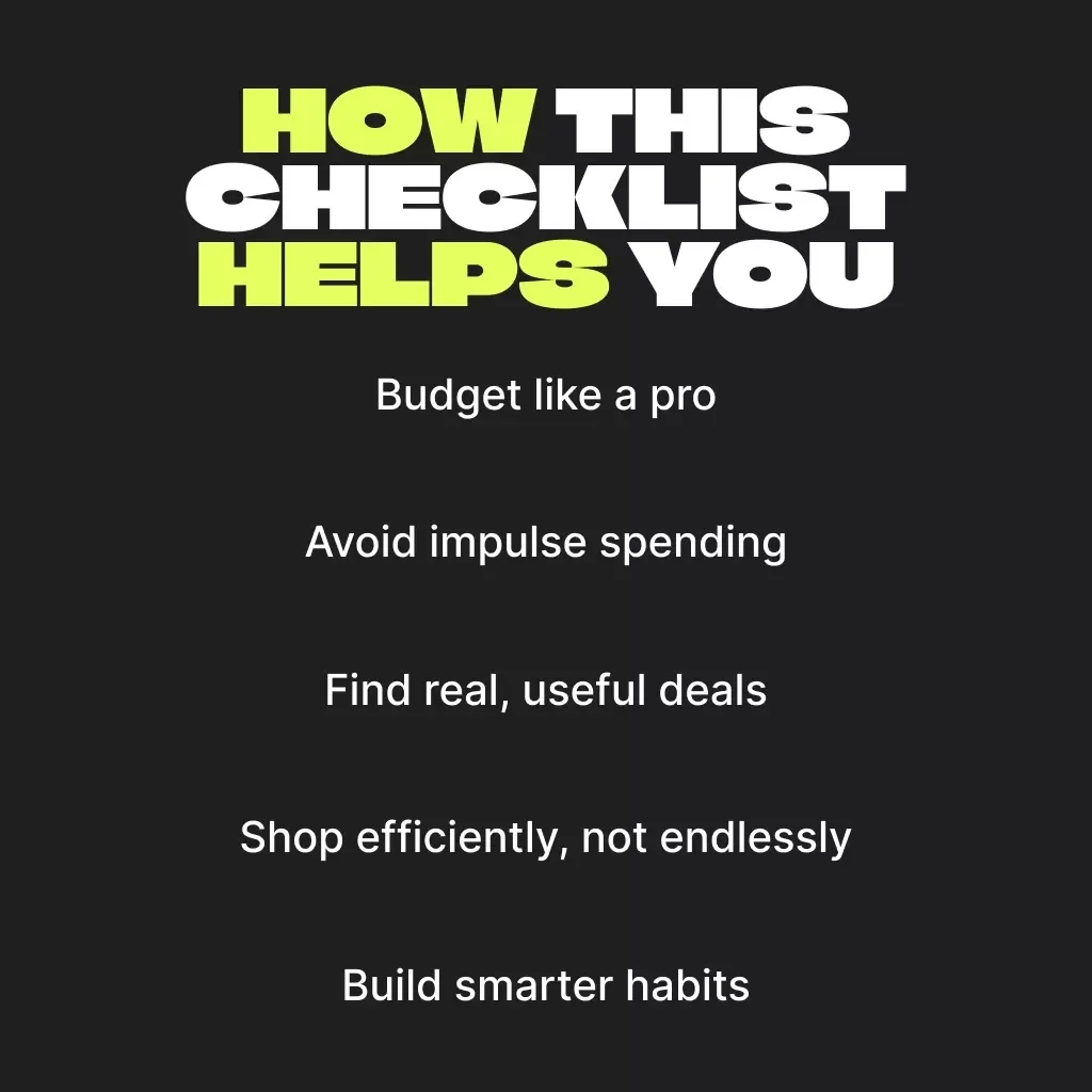 Your Ultimate Black Friday Survival Checklist | Printable Digital Download | How to Avoid Black Friday Shopping Burnout | Smart Shopping Planner for Stress-Free Savings