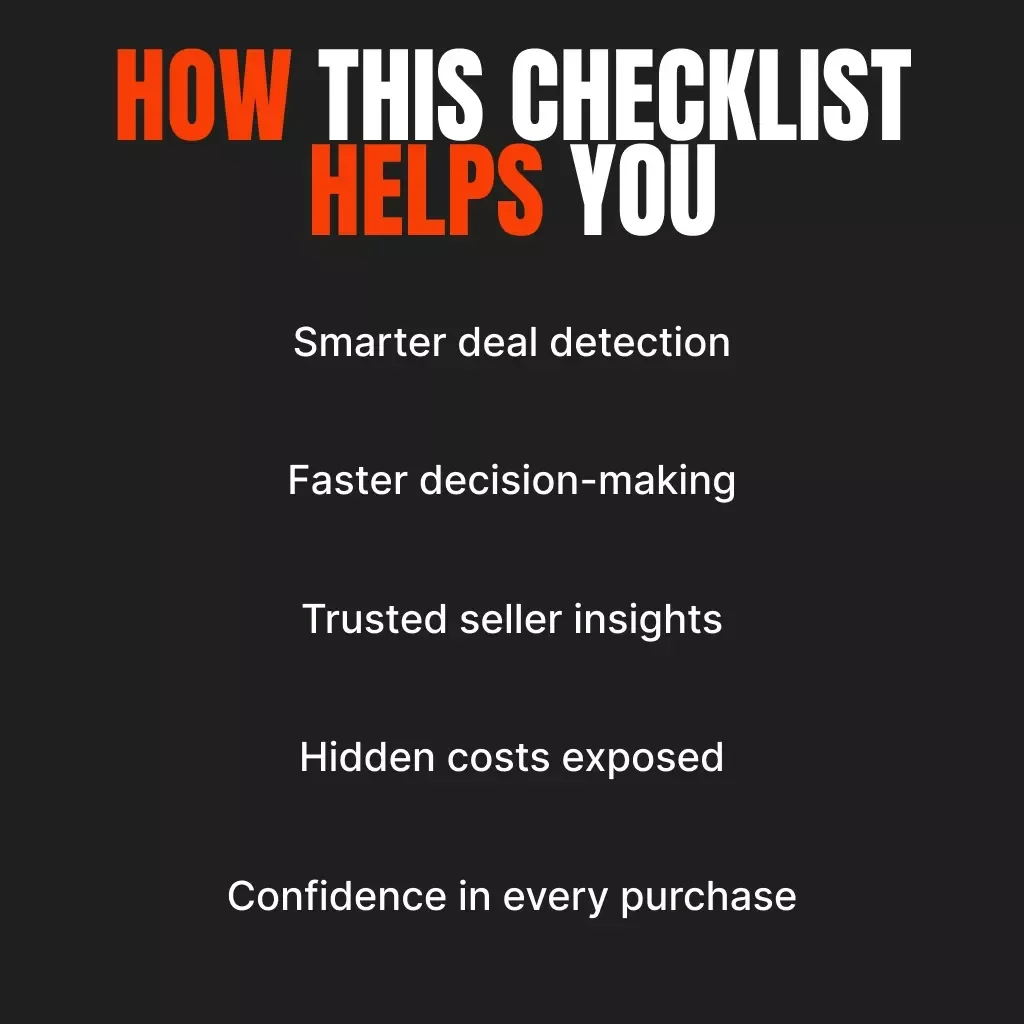 AI-Powered Checklist to Spot & Stop Bad Deals | Digital Download | Ultimate Guide on How to Filter Out Bad Deals with AI | Smart Shopping & Scam Detection Tool for Online Buyers