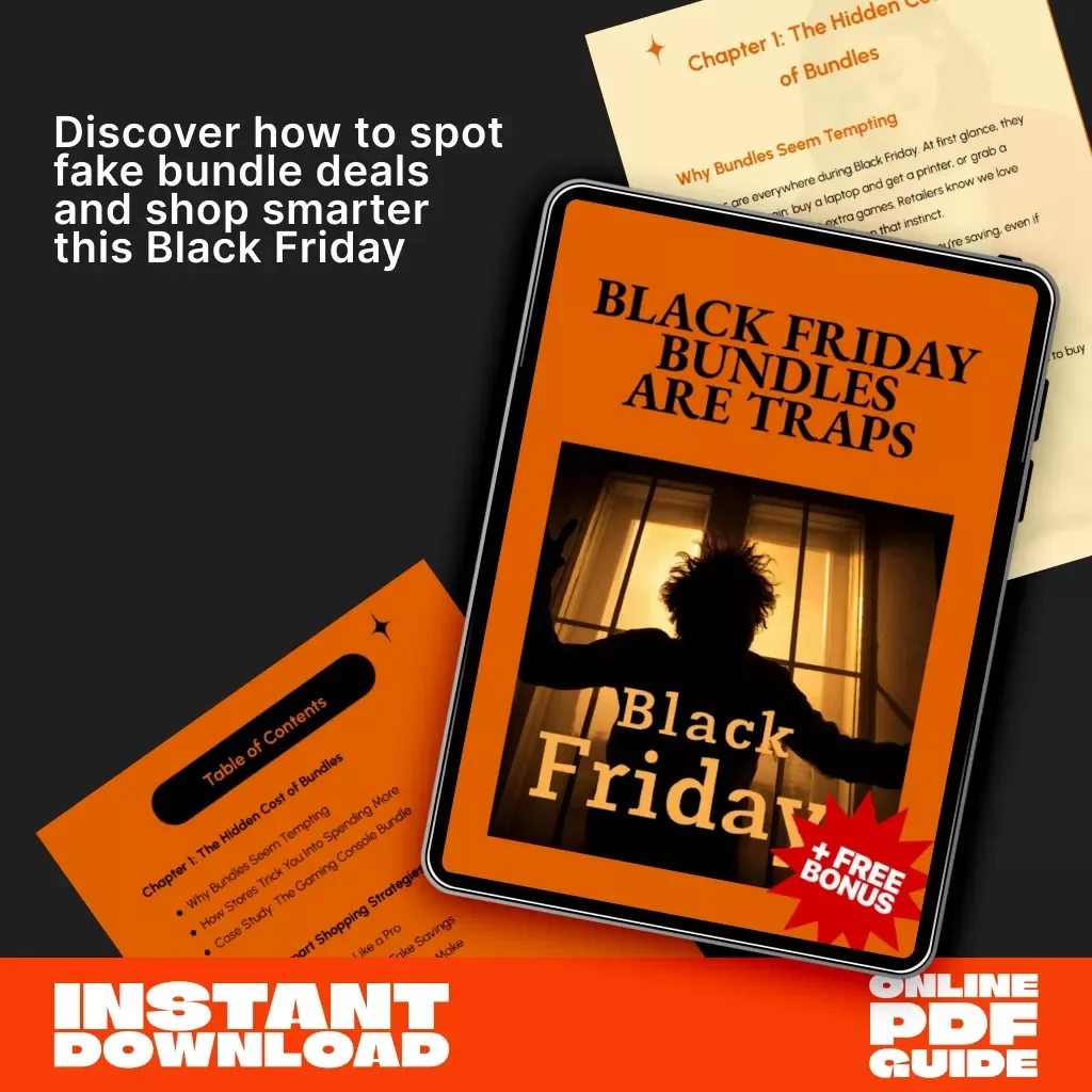 Black Friday Bundles Are Traps | Digital Guide on Why You Should Skip Bundled Deals on Black Friday | Smart Shopping Strategies, AI-Powered Tips & Real Savings