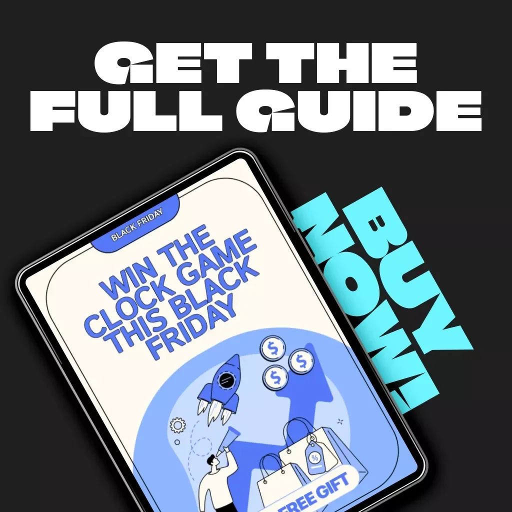 Win the Clock Game This Black Friday | Digital Guide on How to Plan Purchases Around Flash Sales | Black Friday Flash Sale Strategy eBook for Smart Shoppers
