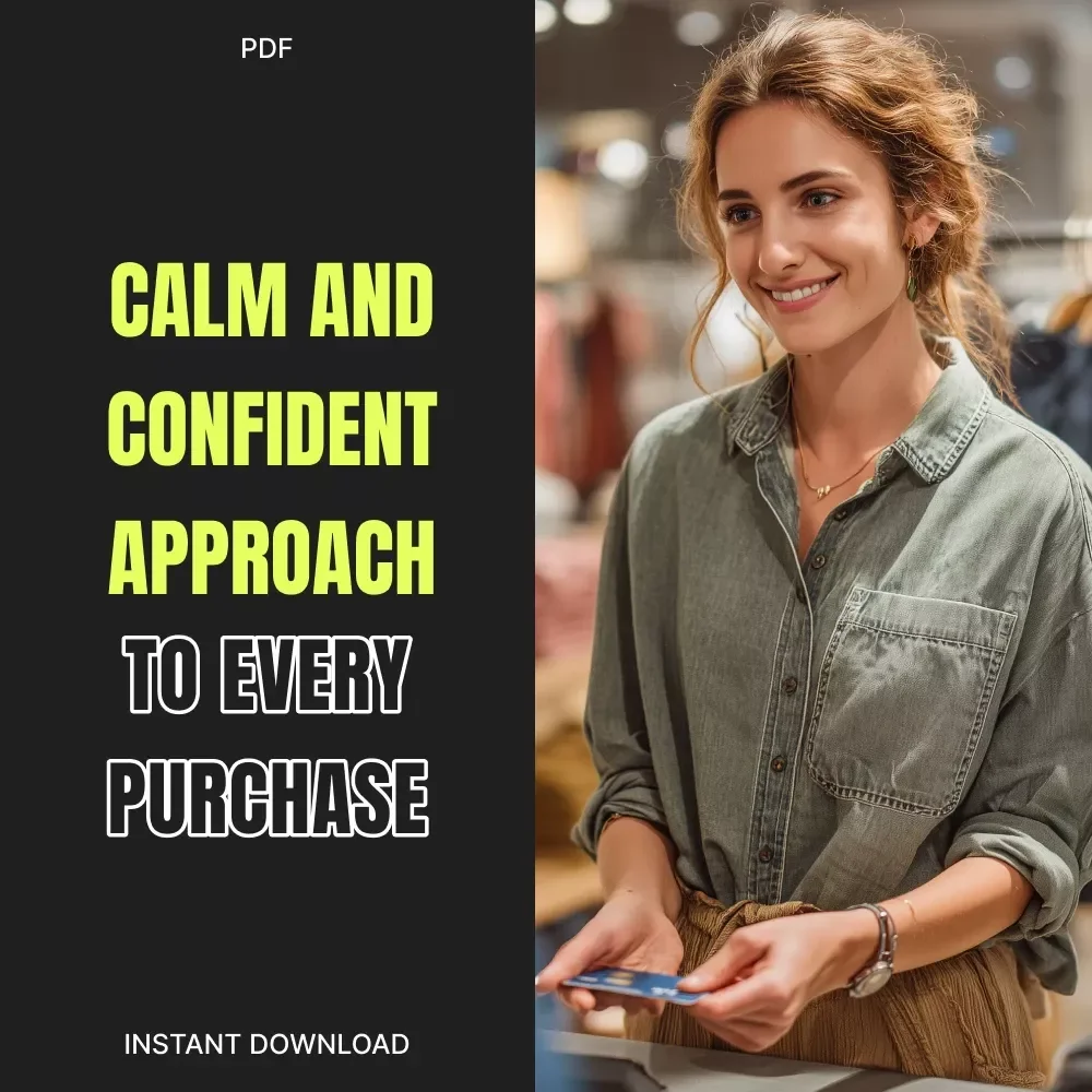 A Calm and Confident Approach to Every Purchase | Digital Shopping Guide for Stress-Free Decisions, Mindful Spending & Smart Buying Habits | Tips for Reducing Shopping Stress