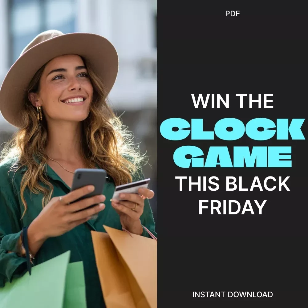 Win the Clock Game This Black Friday | Digital Guide on How to Plan Purchases Around Flash Sales | Black Friday Flash Sale Strategy eBook for Smart Shoppers