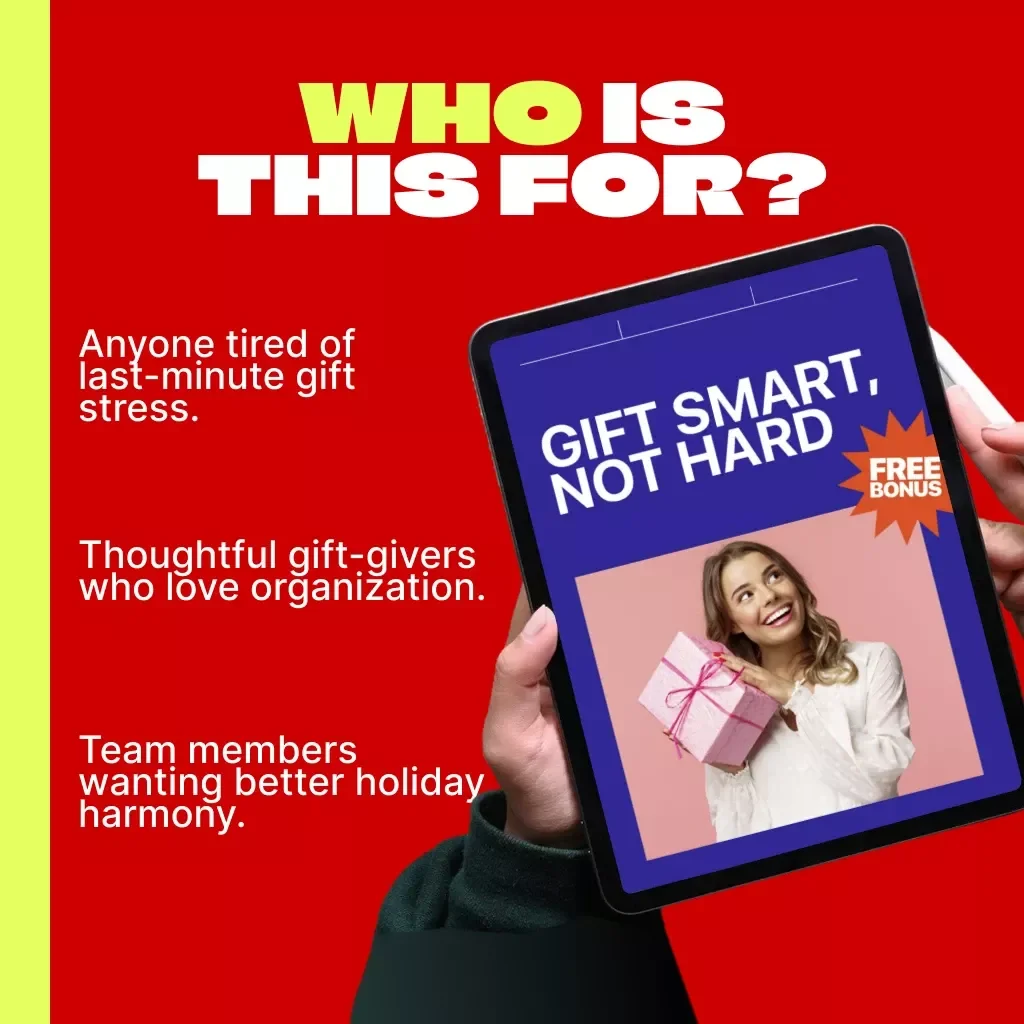 Gift Smart, Not Hard | The Ultimate Guide to the Best Way to Shop for Gifts for Coworkers During Black Friday | Digital Download eBook for Stress-Free Office Gifting