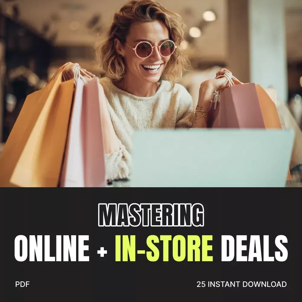 The Ultimate Black Friday Playbook: Mastering Online + In-Store Deals | How to Combine Online and In-Store Black Friday Deals | Digital eBook & Shopping Strategy Guide