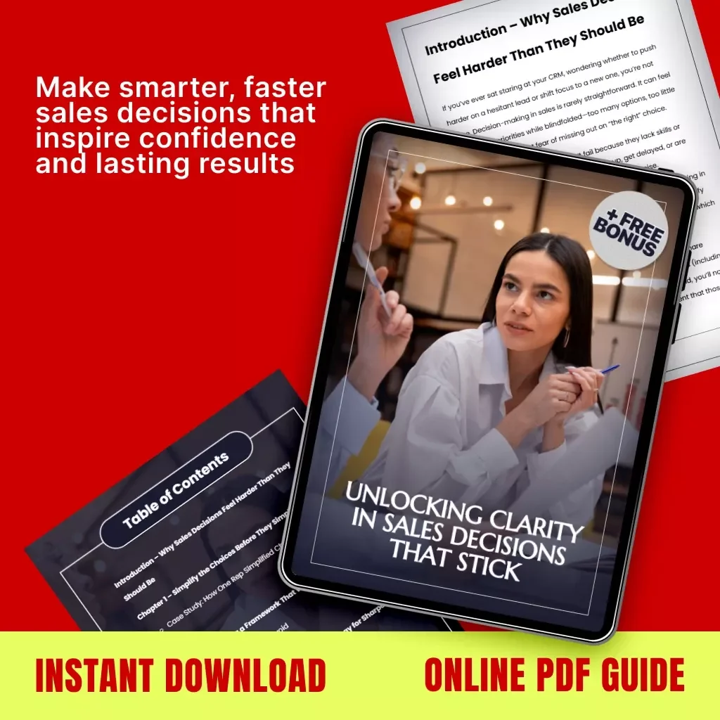 Unlocking Clarity in Sales Decisions That Stick | Digital Guide for Smarter Selling, Confidence, and Easier Choices | Tips for Making Decisions Easier in Sales