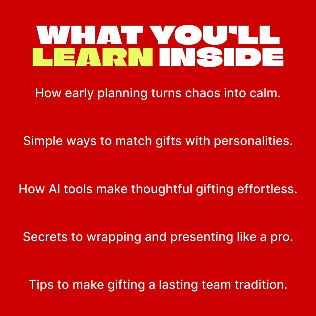 Gift Smart, Not Hard | The Ultimate Guide to the Best Way to Shop for Gifts for Coworkers During Black Friday | Digital Download eBook for Stress-Free Office Gifting