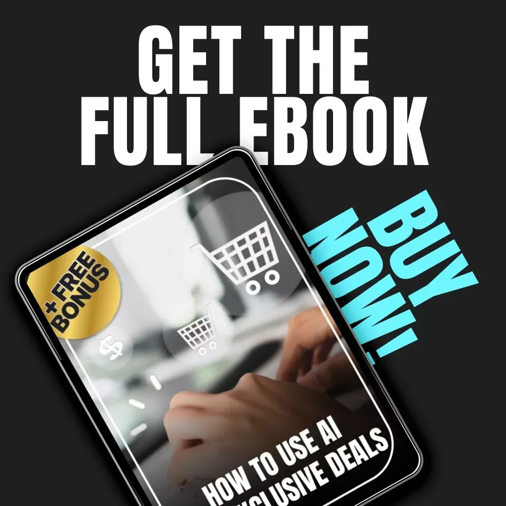 How to Use AI for Exclusive Deals | Digital eBook Guide for Smart Shoppers, Money Savers & AI Enthusiasts