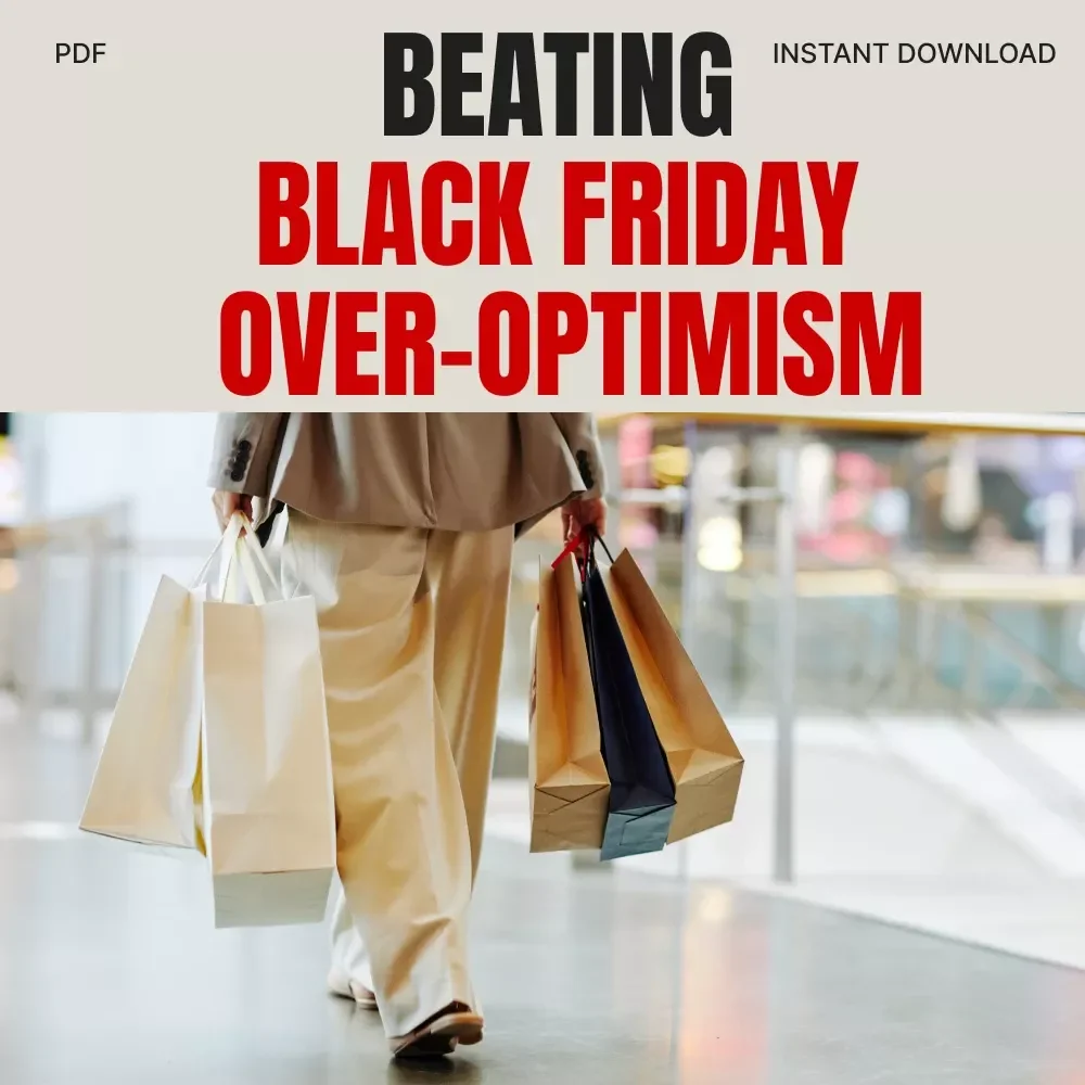 Smart Swipe: Beating Black Friday Over-Optimism | Digital Download Guide for Smarter Shopping, Budget Planning & AI-Powered Spending Control | Money-Saving eBook & Printable Checklist for Conscious Shoppers