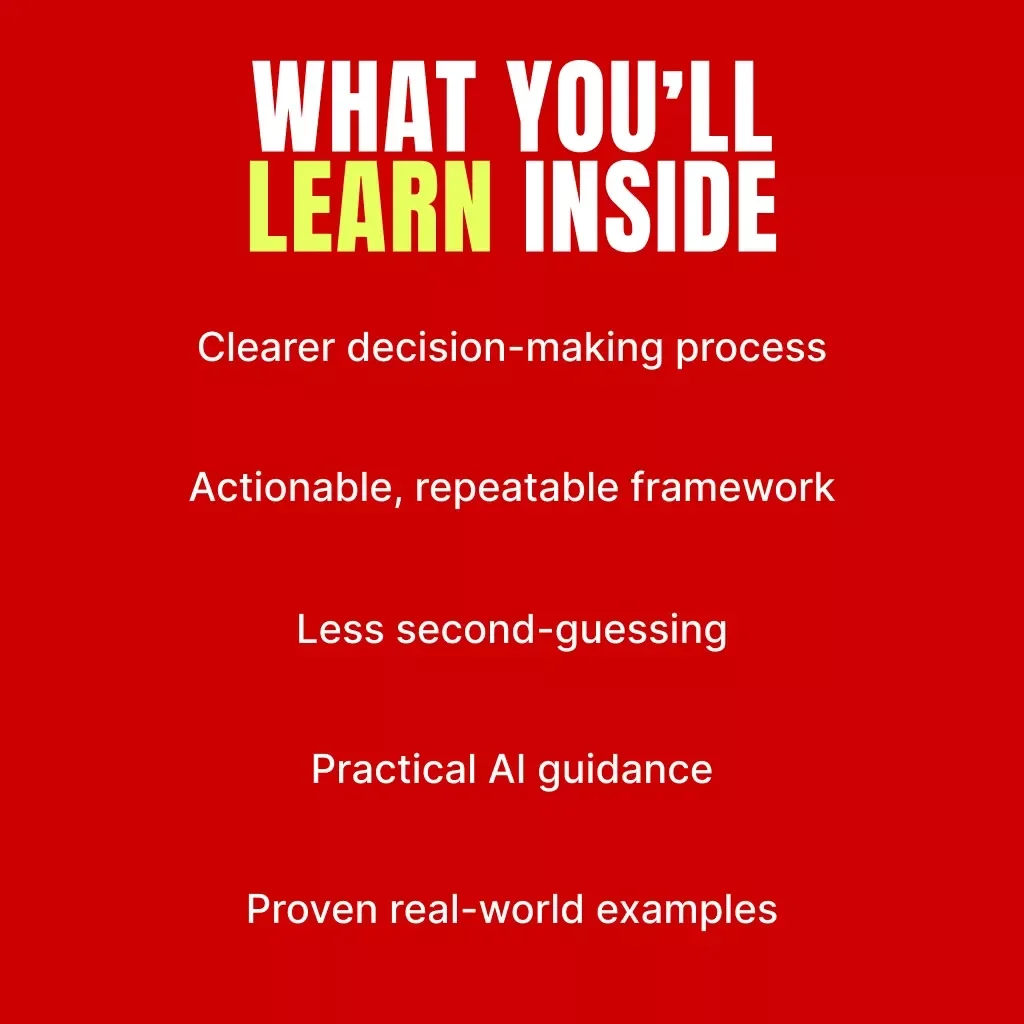Unlocking Clarity in Sales Decisions That Stick | Digital Guide for Smarter Selling, Confidence, and Easier Choices | Tips for Making Decisions Easier in Sales