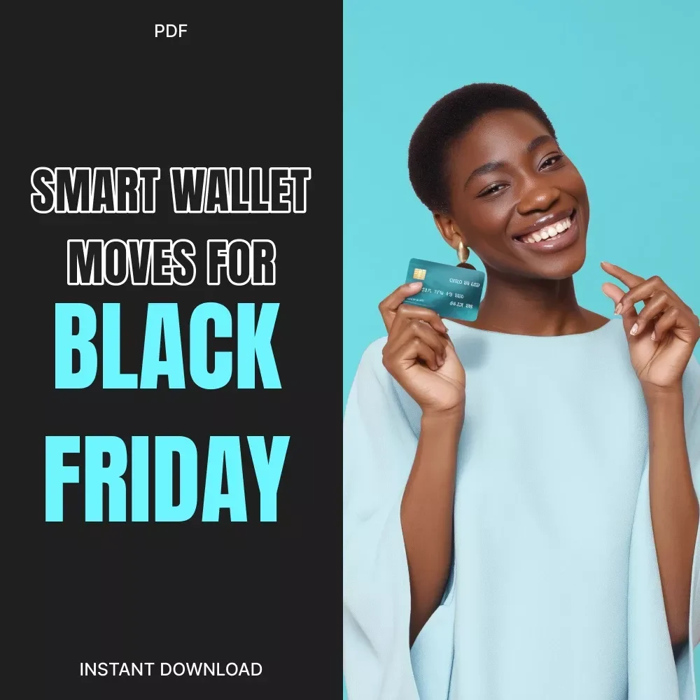 Smart Wallet Moves for Black Friday | Budget Planner eBook | AI Budget Guide | Digital Download for Savvy Shoppers