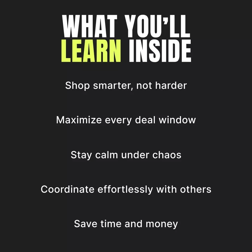 Black Friday, Smartly Split: Mastering Shift-Based Shopping | Digital Guide for Strategic Shoppers | How to Plan Black Friday Shopping in Shifts