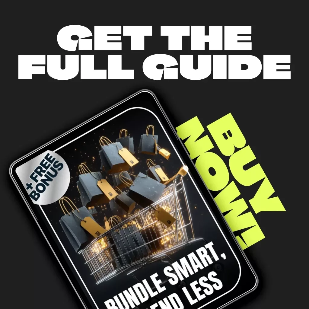 Bundle Smart, Spend Less | Digital Guide for Savvy Shoppers | Practical Tips for Avoiding Overspending on Bundled Deals | Instant Download eBook