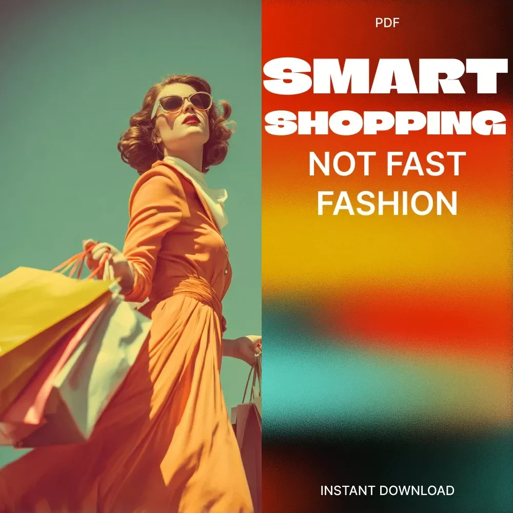 Smart Shopping, Not Fast Fashion: Your Black Friday Survival Guide | Sustainable eBook for Conscious Shoppers | Digital Download on How to Avoid Fast-Fashion Traps During Black Friday