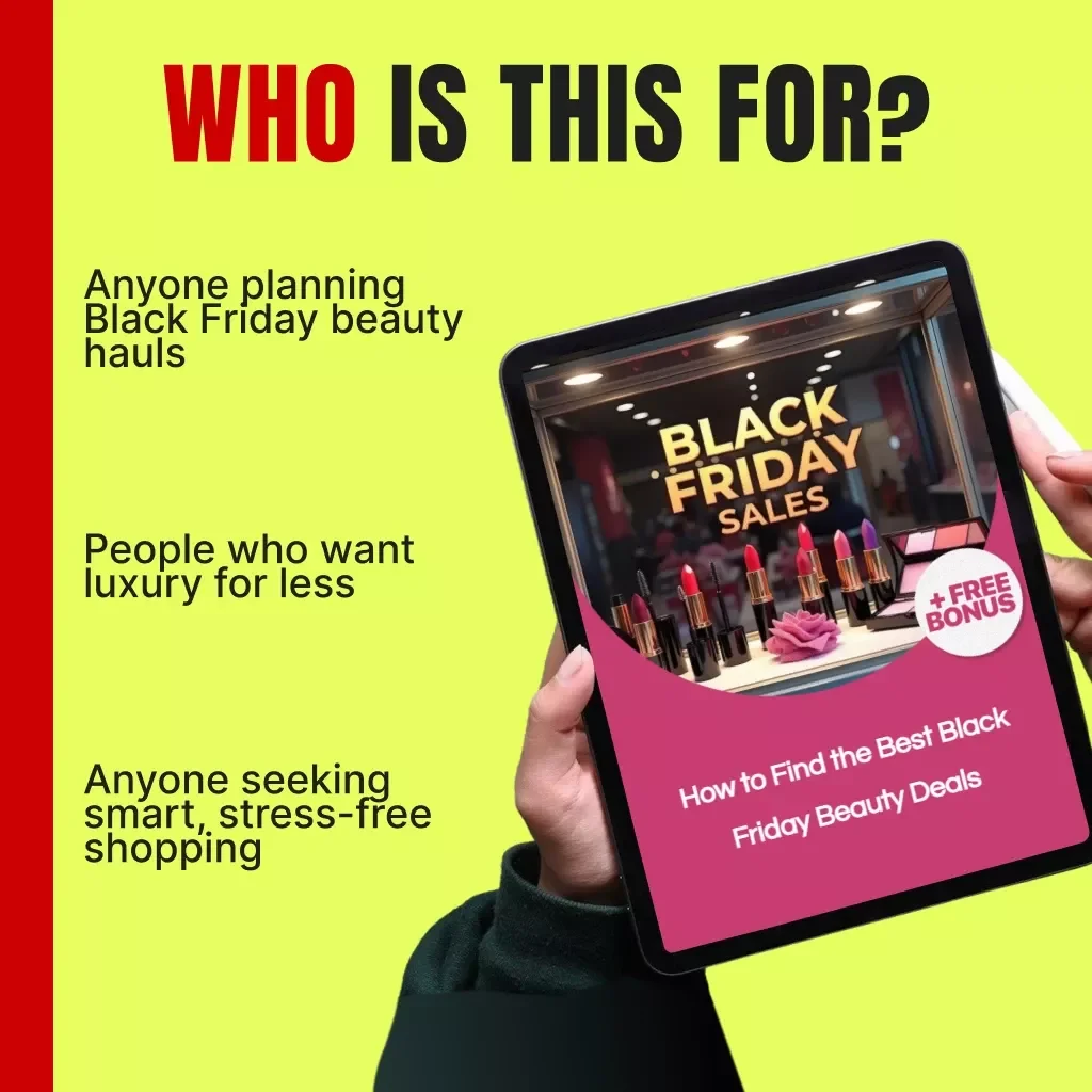 How to Find the Best Black Friday Beauty Deals | Ultimate eBook Guide for Smart Shoppers | Digital Download for Beauty Lovers & Bargain Hunters