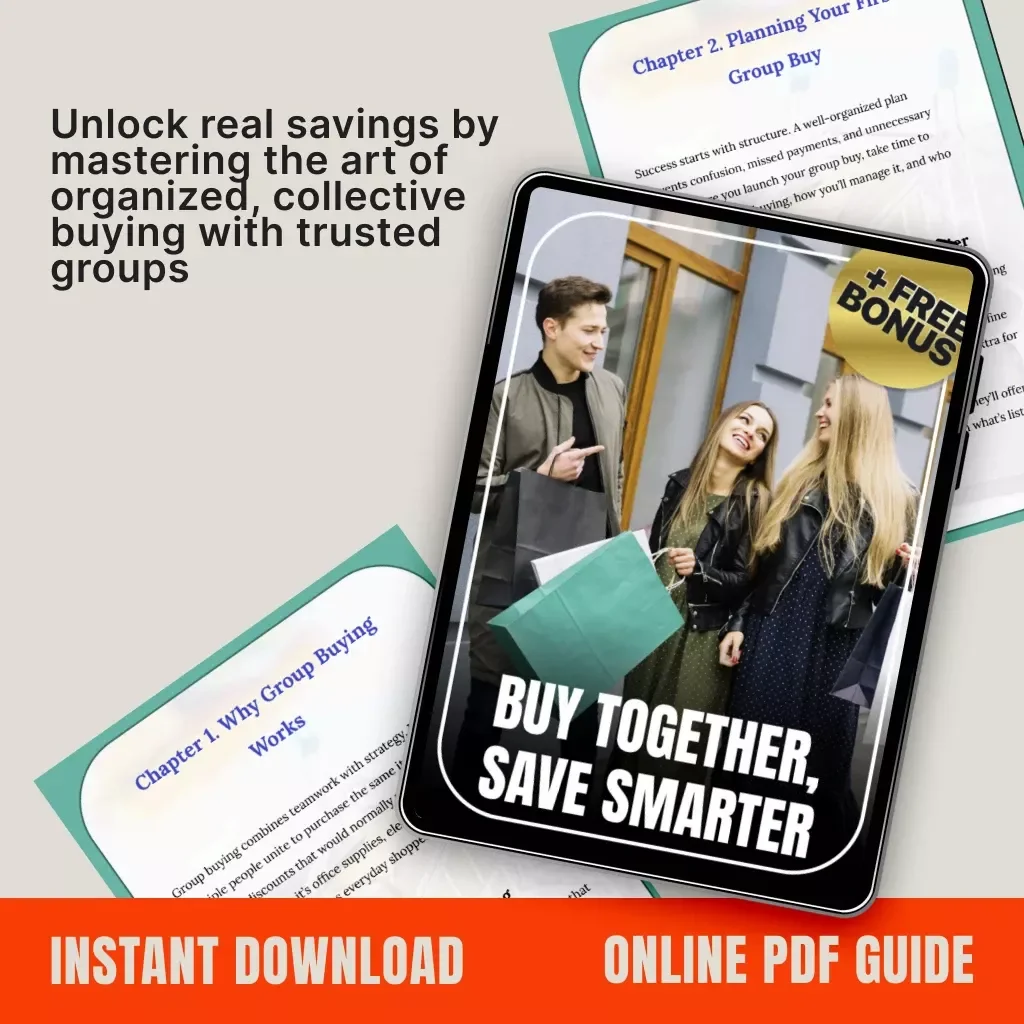 Buy Together, Save Smarter | How to Organize a Group Buy for Bulk Discounts | Digital Guide for Collective Savings