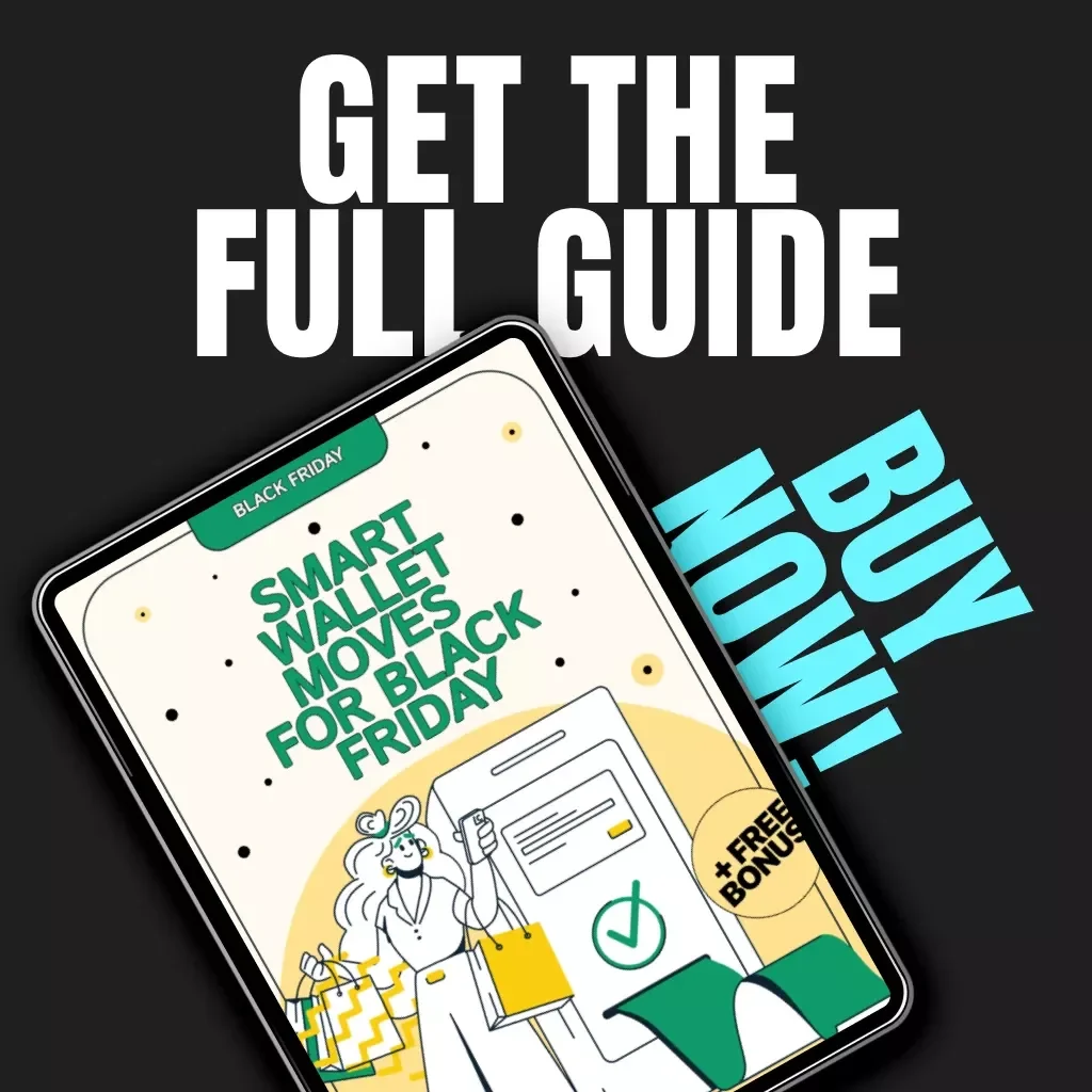 Smart Wallet Moves for Black Friday | Budget Planner eBook | AI Budget Guide | Digital Download for Savvy Shoppers