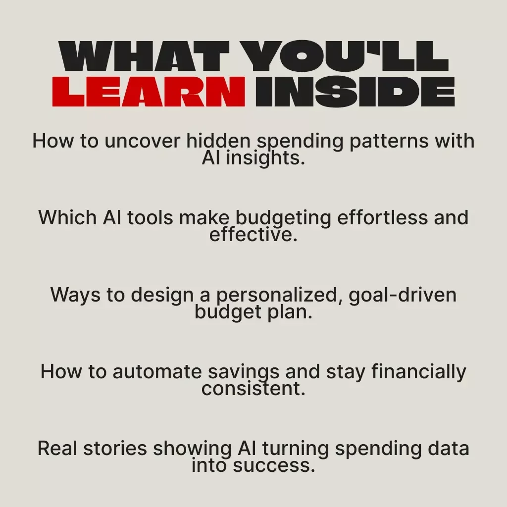 Mastering Your Money with AI – The Ultimate Guide to Smarter Budgeting, AI Spending Trackers & Financial Awareness | Learn how to track spending with AI for effortless money management