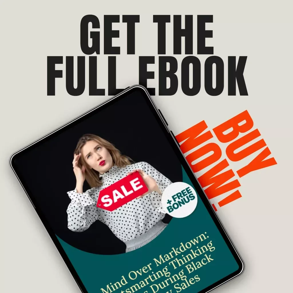 Mind Over Markdown: Outsmarting Thinking Biases During Black Friday Sales – Digital eBook Guide | How to Spot Thinking Biases When Shopping | Cognitive Bias Awareness for Smart Shoppers