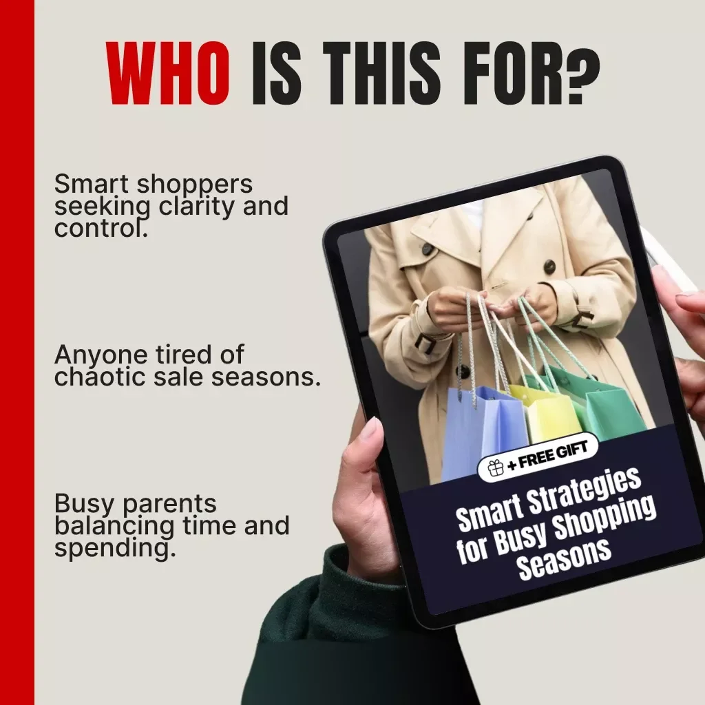 Smart Strategies for Busy Shopping Seasons | Digital Guide for Staying Focused, Avoiding Overspending & Shopping Smarter During Peak Sales