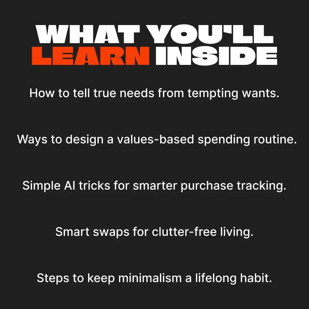 A Minimalist’s Guide to Mindful Purchases | Digital Guide on How to Shop with a Minimalist Mindset | Minimalist Lifestyle eBook for Conscious Consumers