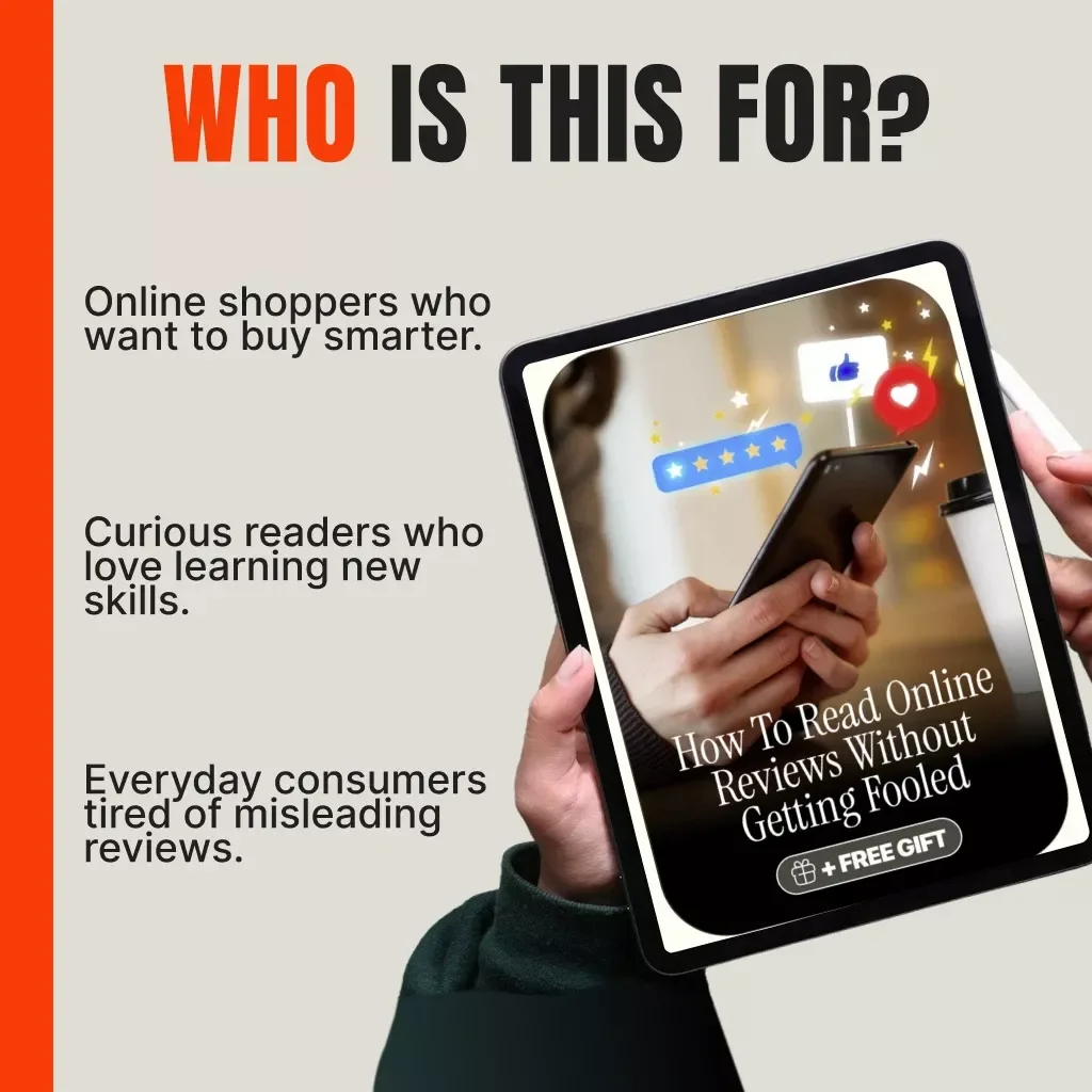 How to Read Online Reviews Without Getting Fooled | Digital Guide on How to Read Online Reviews Carefully | Smart Consumer eBook for Savvy Online Shoppers