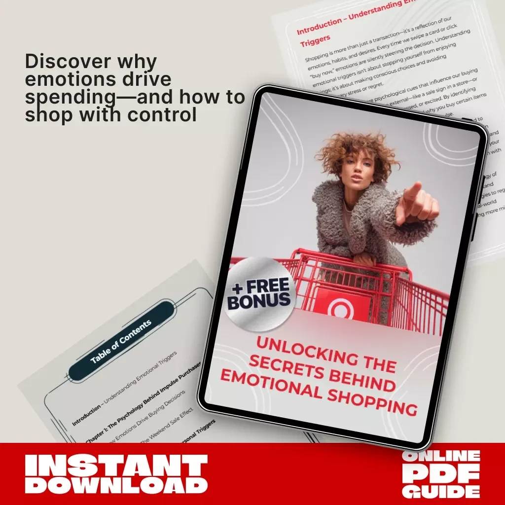 Unlocking the Secrets Behind Emotional Shopping – A Complete Guide to How to Understand Emotional Triggers for Shopping, Impulse Buying Psychology & Mindful Spending