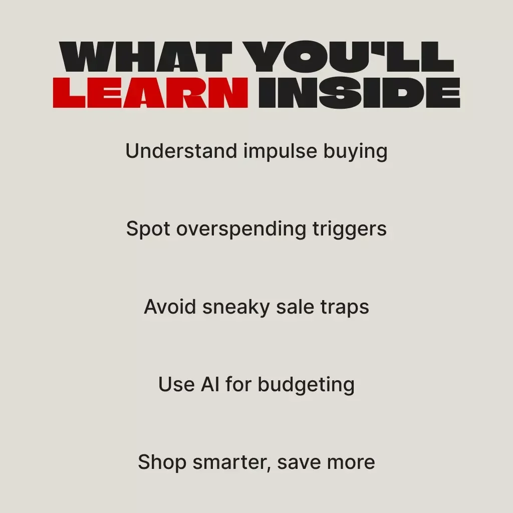 Swipe Smart: Spotting Overspending Habits This Black Friday | Digital Guide to How to Recognize Overspending Habits, Manage Impulse Buying & Shop Mindfully