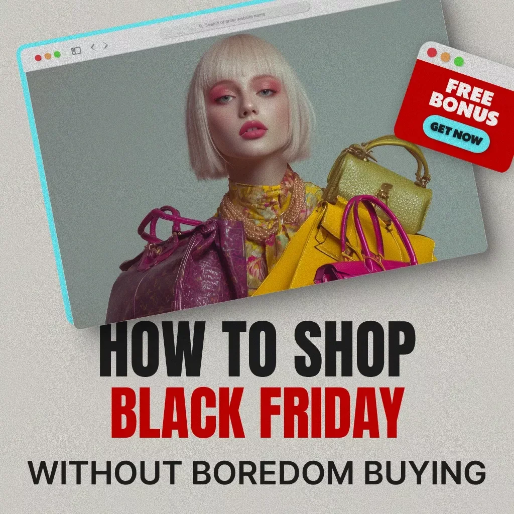 Smart, Fun, and Focused: How to Shop Black Friday Without Boredom Buying | Mindful Shopping eBook | Digital Download Guide for Conscious Consumers