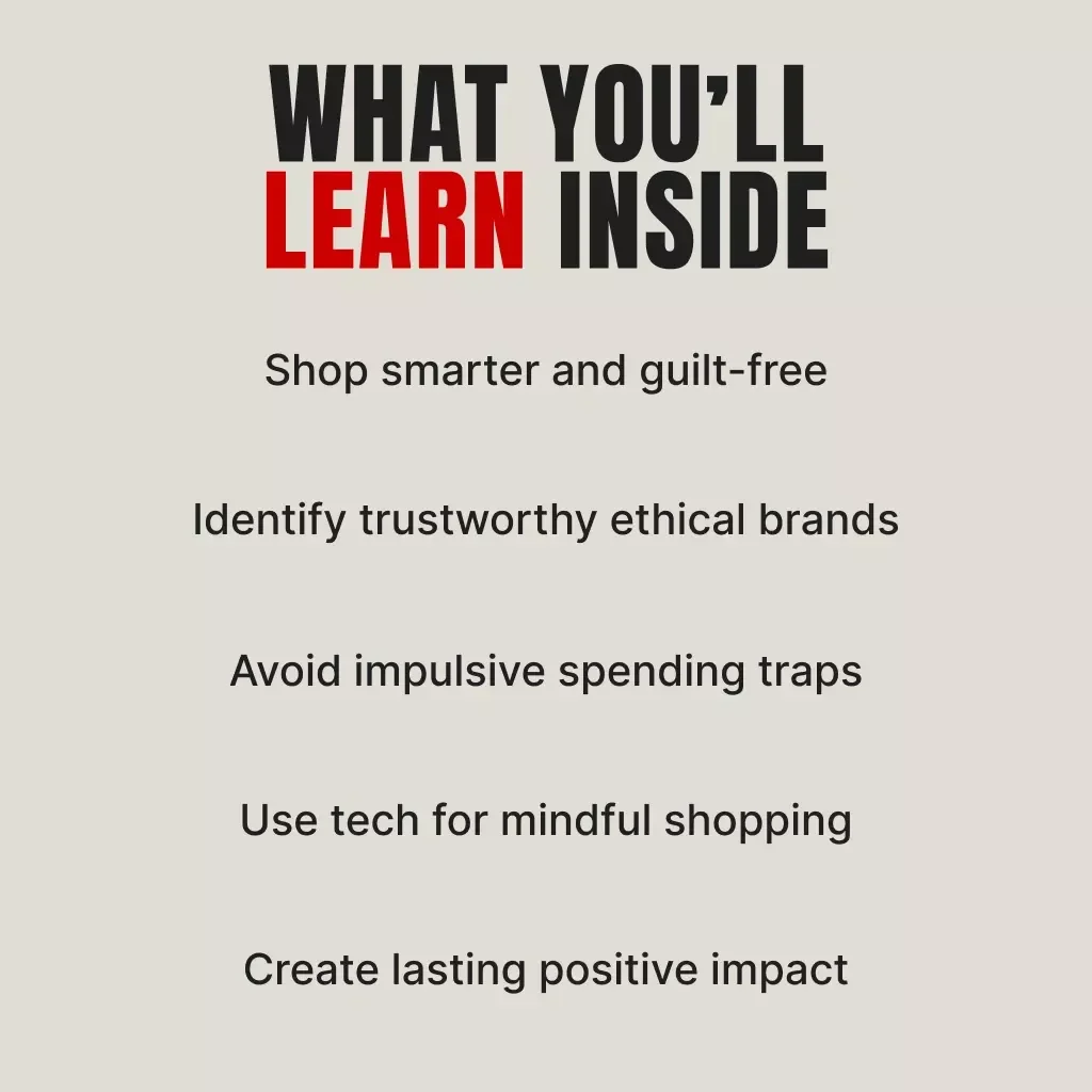 Your Guide to Buying Ethically on Black Friday | Digital eBook | Sustainable Shopping Guide | Ethical Consumer Checklist for Conscious Buyers | Eco-Friendly Black Friday Tips