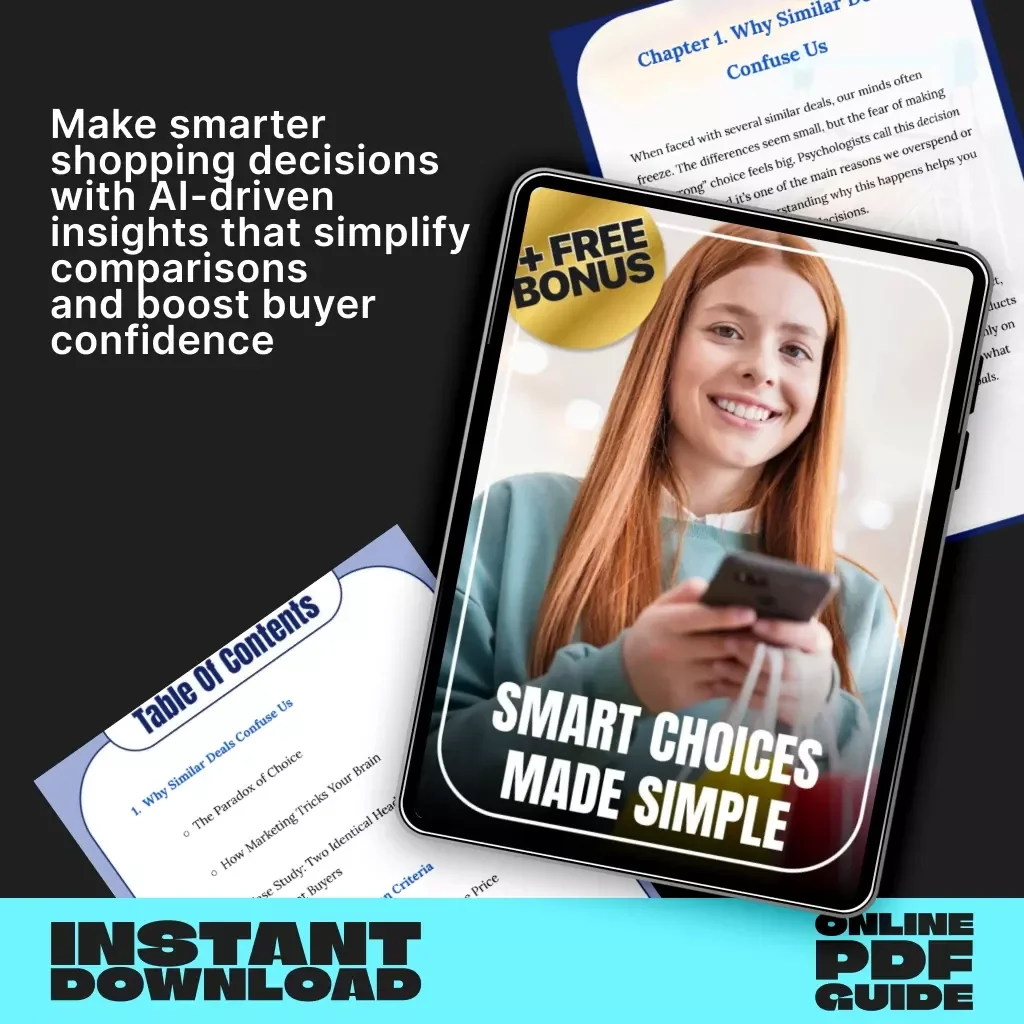 Smart Choices Made Simple | How to Choose Between Multiple Similar Deals | Digital Download Shopping Guide for Smarter Buying Decisions