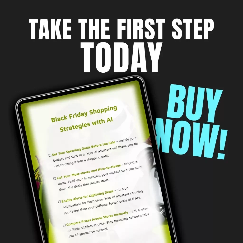 Black Friday Shopping Strategies with AI – Smart Savings Checklist for 2025 | How to Use AI-Powered Shopping Assistants During Black Friday | Digital Download