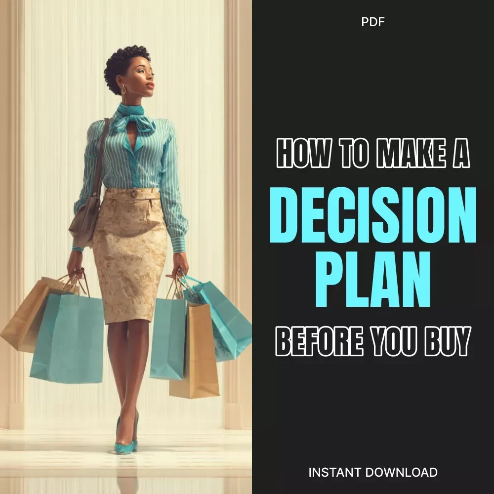 How to Make a Decision Plan Before You Buy | Smart Shopping eBook for Budget Planning, AI Tools, and Conscious Spending