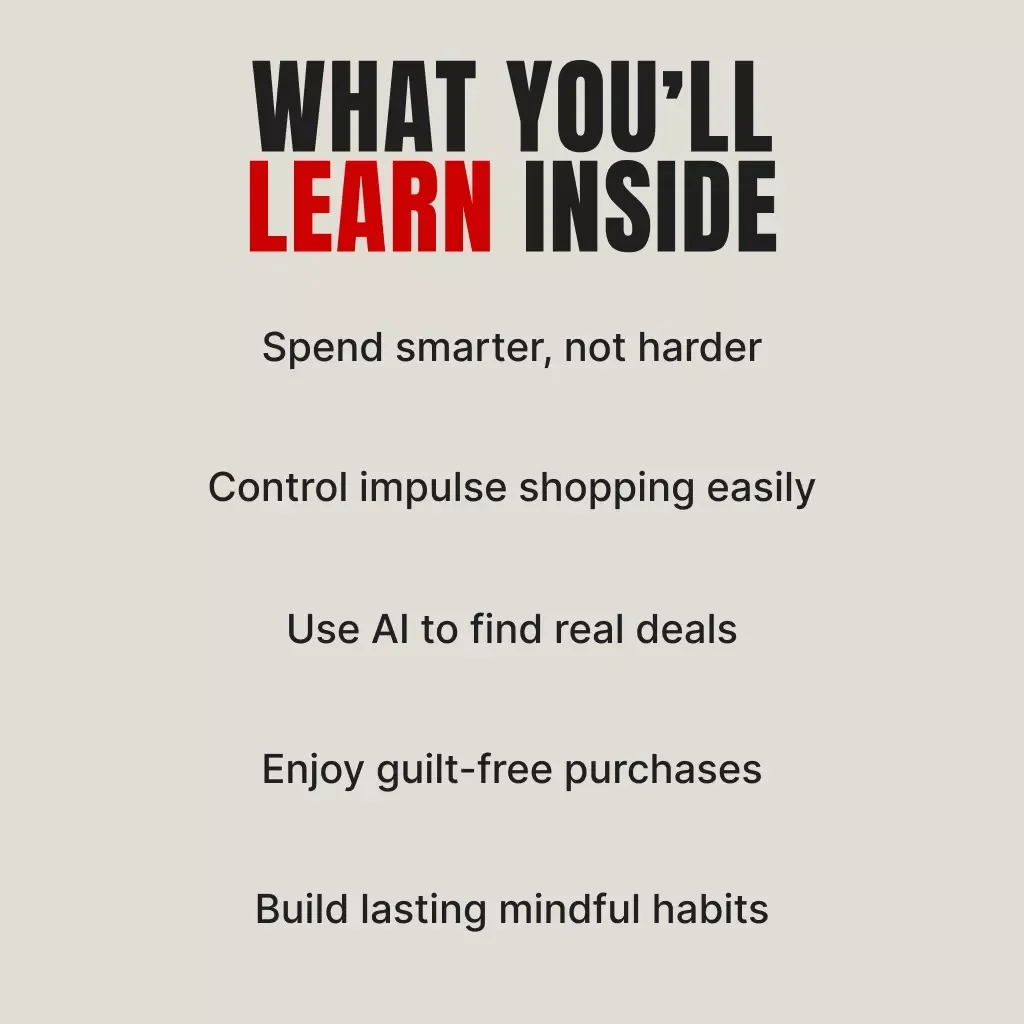Smart, Fun, and Focused: How to Shop Black Friday Without Boredom Buying | Mindful Shopping eBook | Digital Download Guide for Conscious Consumers