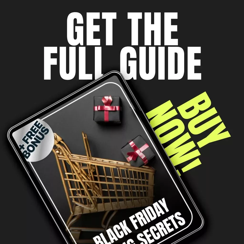 Black Friday Timing Secrets | Ultimate Digital Shopping Guide, AI Deal Tracker, eBook for Smarter Black Friday Strategies