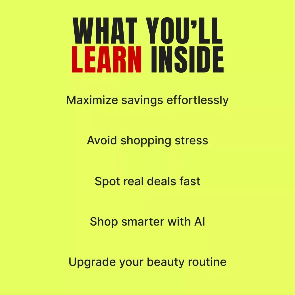How to Find the Best Black Friday Beauty Deals | Ultimate eBook Guide for Smart Shoppers | Digital Download for Beauty Lovers & Bargain Hunters