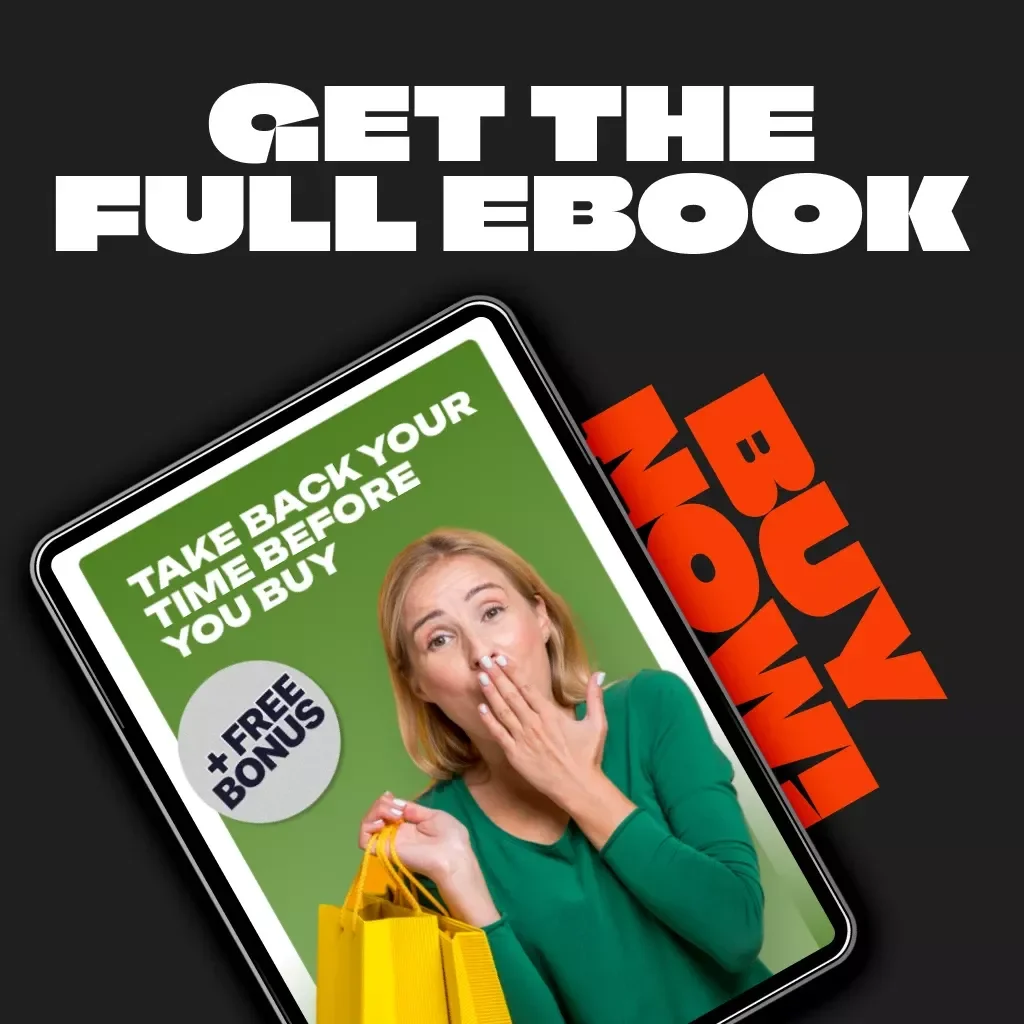 Take Back Your Time Before You Buy | Digital eBook for Smarter Spending Decisions | Tips for Resisting Time-Limited Offers & Breaking the Scarcity Trap