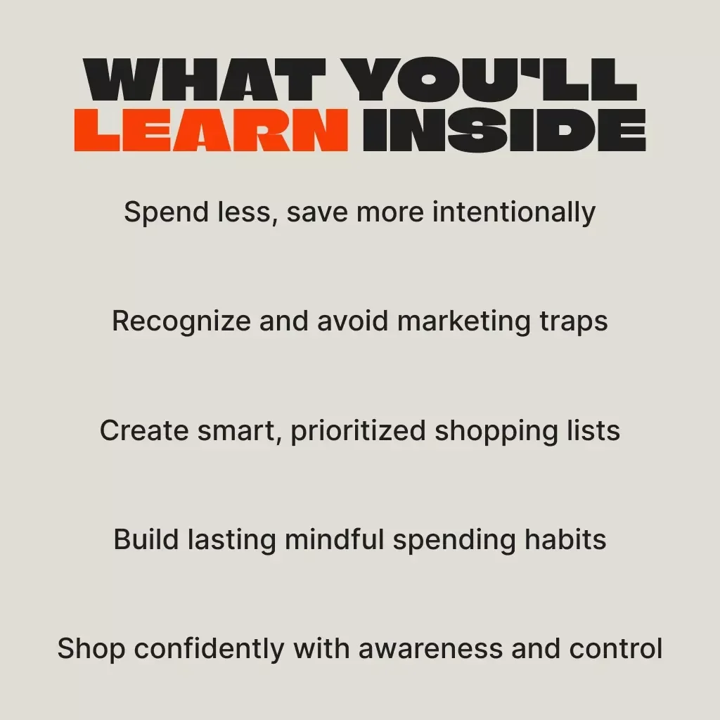 Black Friday with Awareness: Shop Smarter, Spend Less | Conscious Shopping Guide, Mindful Spending eBook, Budget Planning Checklist, Digital Download for Smart Shoppers