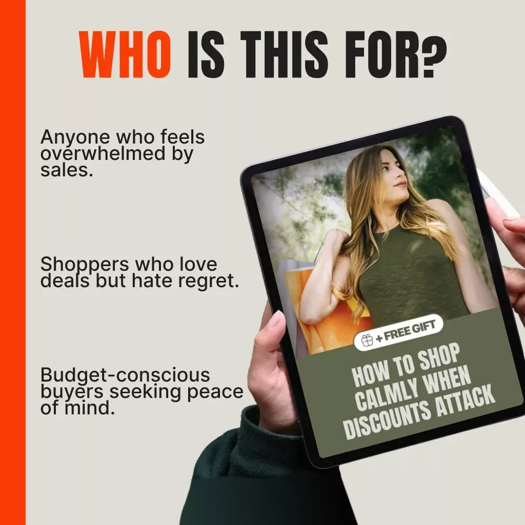 How to Shop Calmly When Discounts Attack | Digital Guide to Stress-Free Shopping, Mindful Spending & Smart Deals