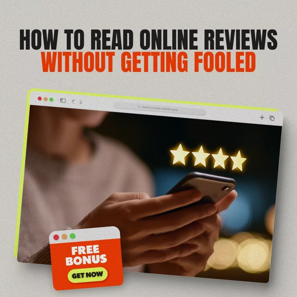 How to Read Online Reviews Without Getting Fooled | Digital Guide on How to Read Online Reviews Carefully | Smart Consumer eBook for Savvy Online Shoppers