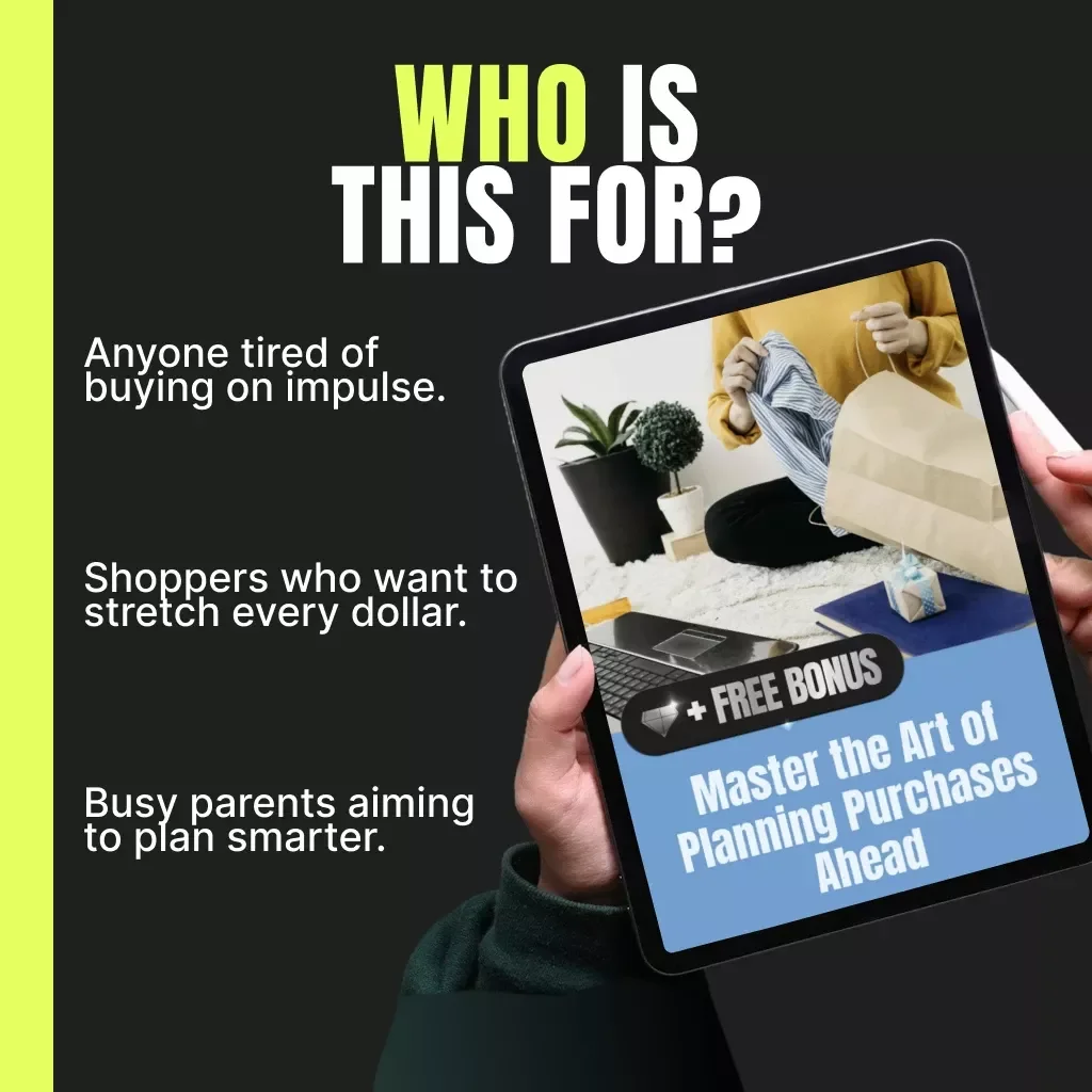 Master the Art of Planning Purchases Ahead | Budgeting & Smart Shopping eBook | Practical Tips for Planning Purchases Ahead | Digital Download Guide for Smarter Spending