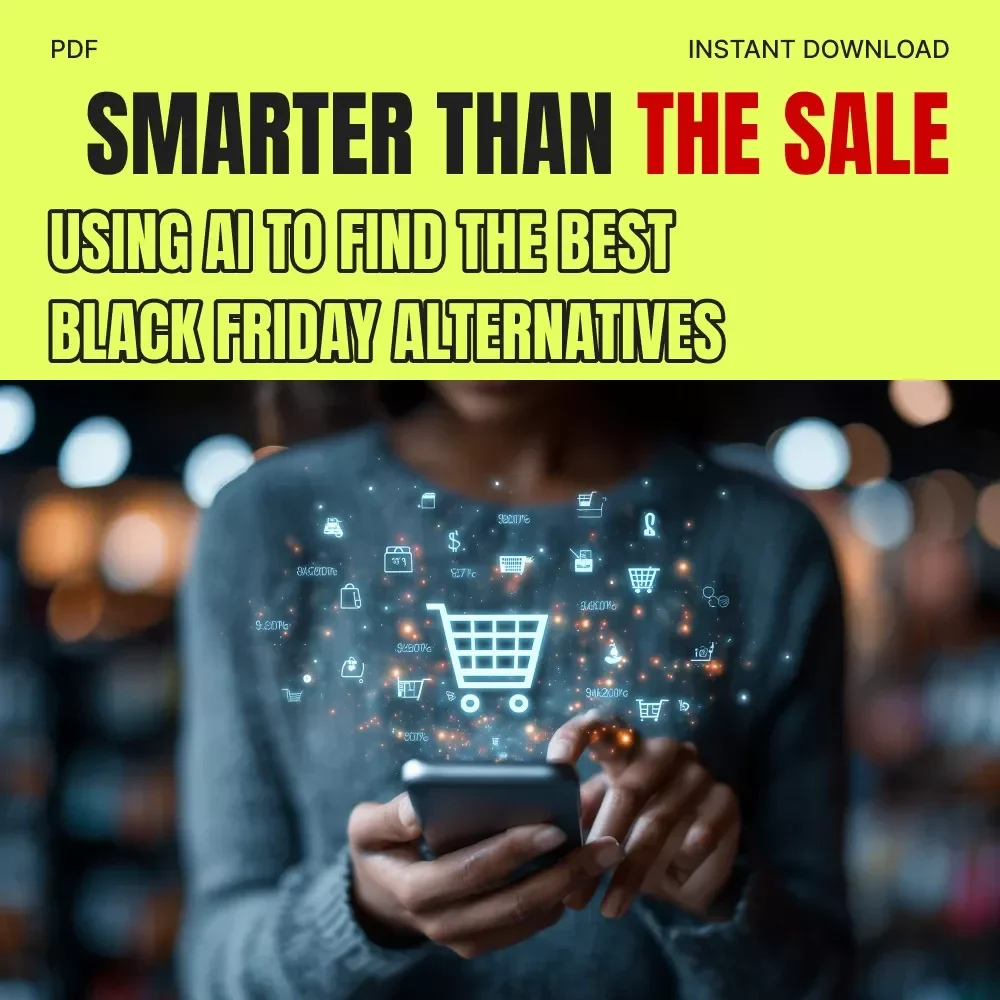 Smarter Than the Sale: How to Use AI to Find the Best Black Friday Alternatives | Digital Guide for Smarter Shopping with AI Tools & Strategies