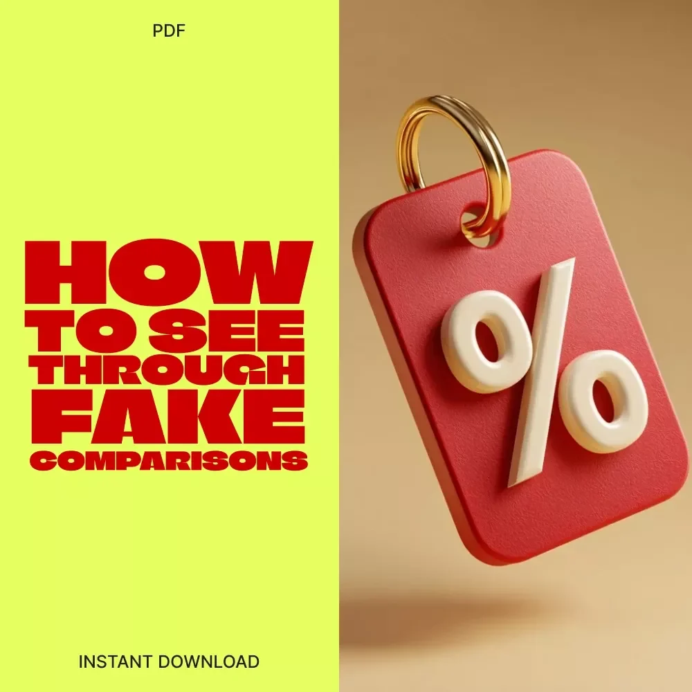How to See Through Fake Comparisons | Digital Shopping Guide | Learn How to Spot Fake Price Comparisons and Avoid Misleading Discounts