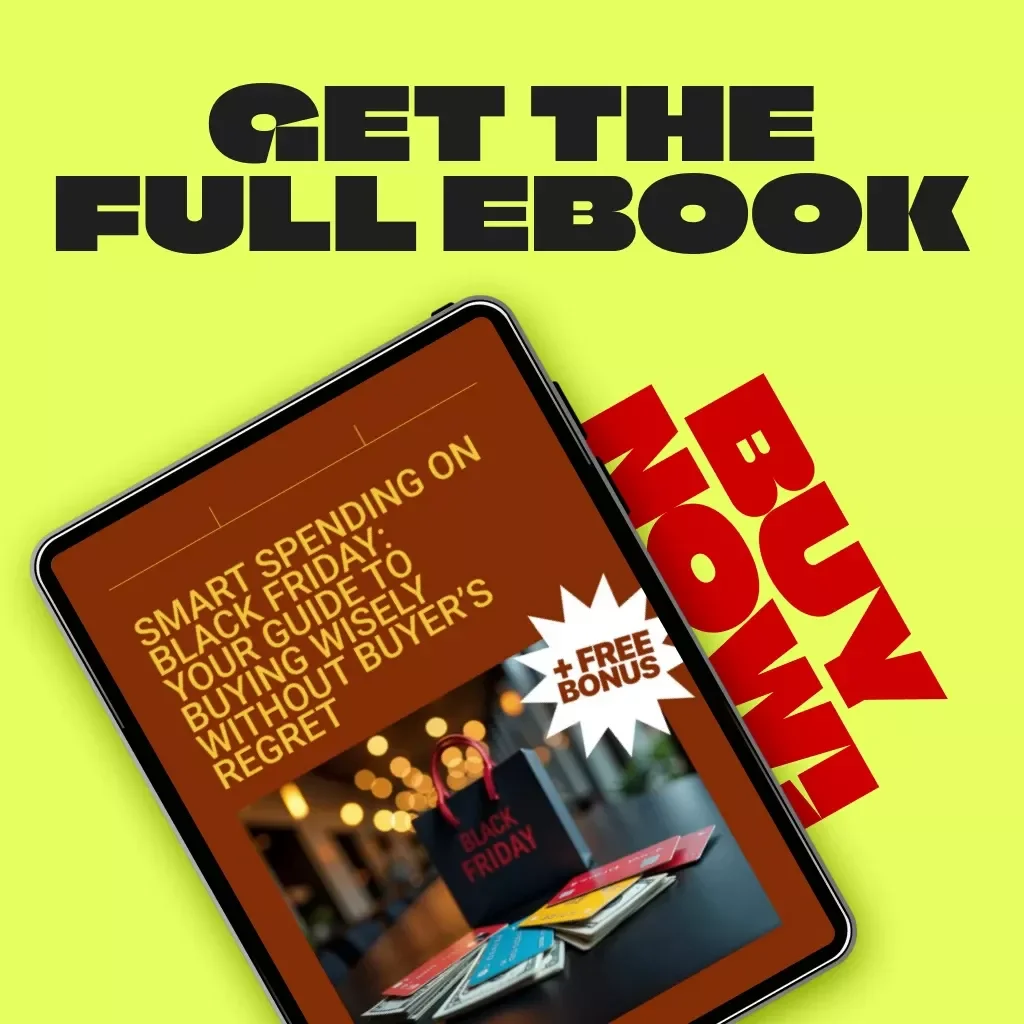 Smart Spending on Black Friday: Your Guide to Buying Wisely Without Buyer’s Regret | Digital Download eBook | Black Friday Shopping Guide | Budget Planner | AI Shopping Tools | Holiday Savings Tips