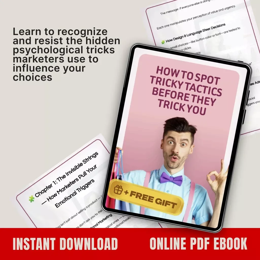 How to Spot Tricky Tactics Before They Trick You | Digital Guide on How to Spot Tricky Marketing Tactics | Consumer Awareness eBook for Smart Buyers and Digital Skeptics