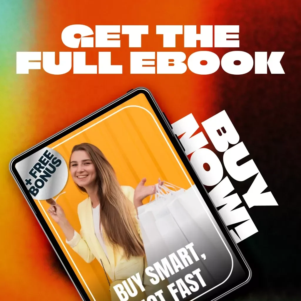 Buy Smart, Not Fast | Budgeting & Shopping Strategy eBook for Intentional Shoppers | Learn How to Plan Which Items to Buy First