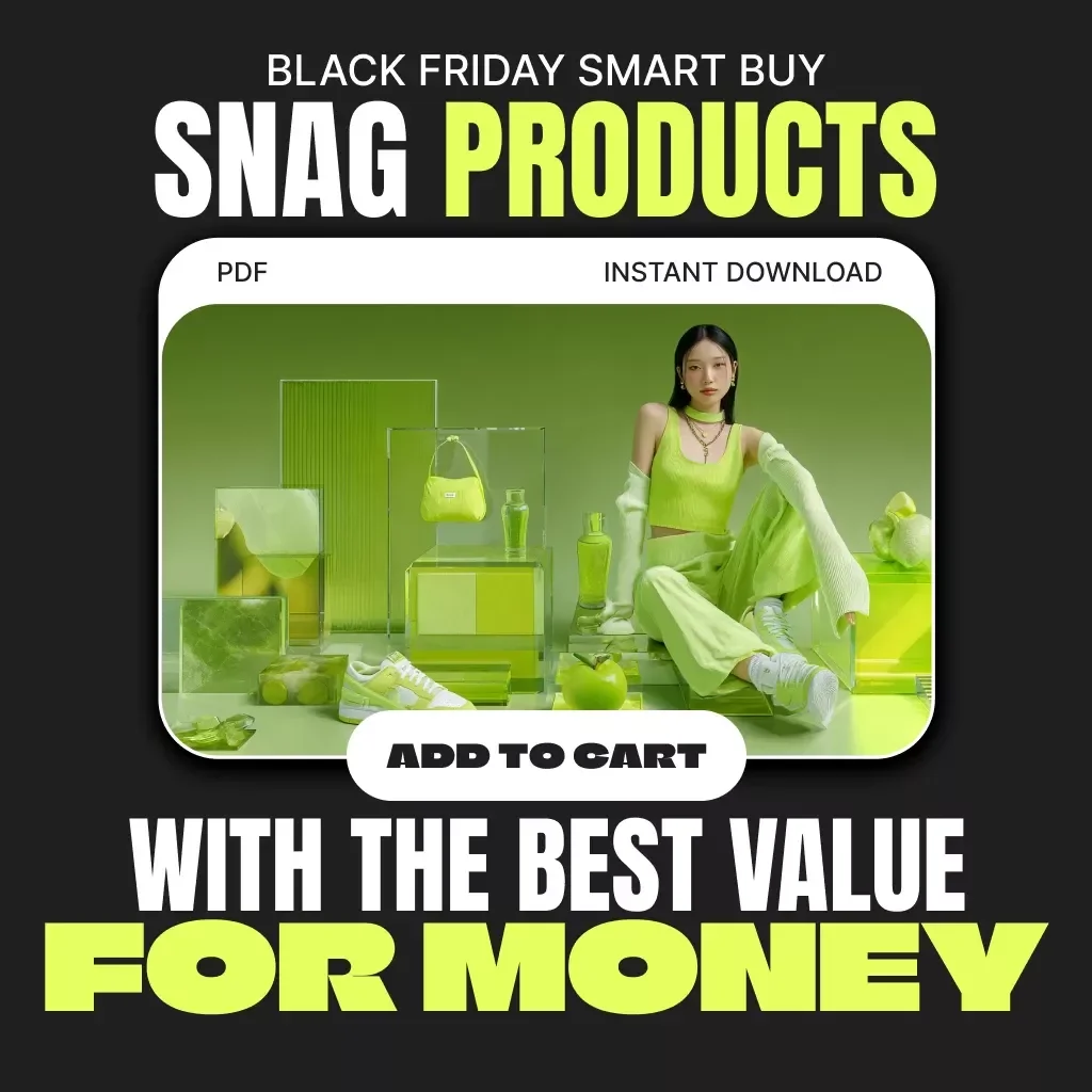 Black Friday Smart Buy Checklist: Snag Products With the Best Value for Money | Digital Download Guide to How to Identify Products with the Best Value for Money | Smart Shopping eBook for Savvy Black Friday Buyers