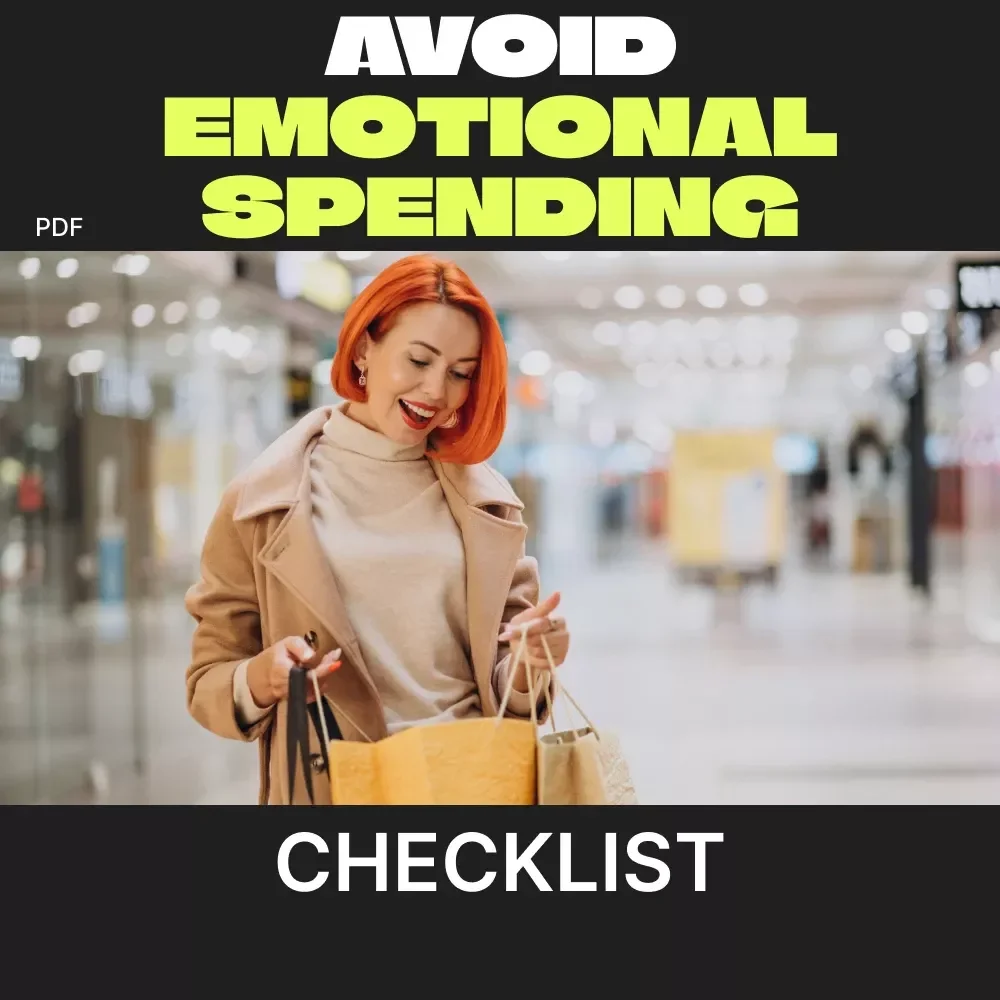 Avoid Emotional Spending | Digital Guide & Checklist for Mindful Shopping, Budget Control, and Smart Money Habits | Printable Self-Help eBook for Conscious Consumers